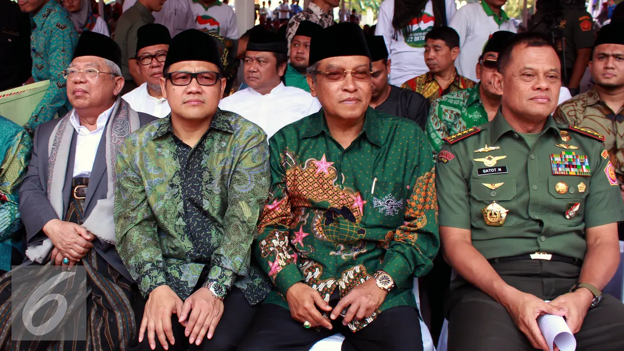 20151022-Hari-Santri-Jakarta-Said-Aqil-Siradj-Ma'ruf-Amin-Muhaimin-Iskandar