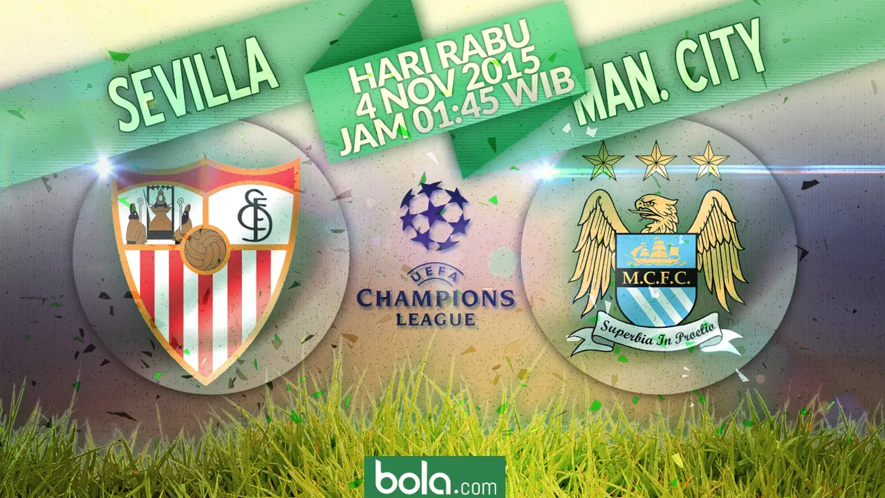 Sevilla vs Manchester City (Bola.com/Samsul Hadi)