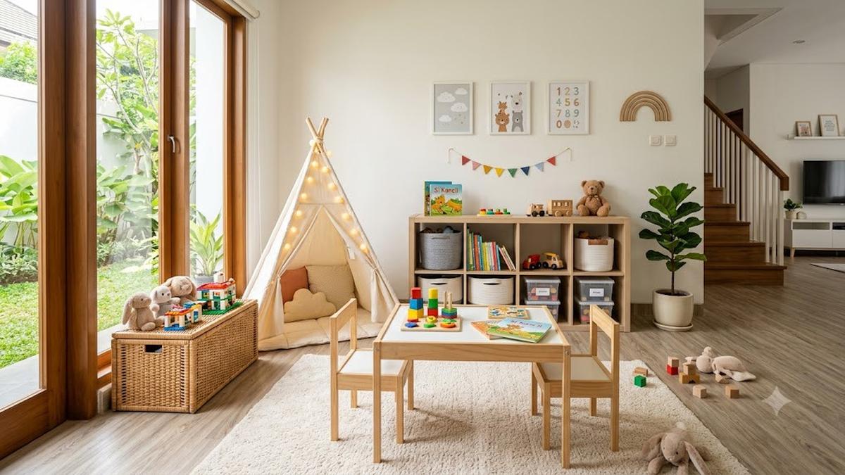 8 Inspirasi Dekorasi Ruang Bermain Anak yang Nyaman, Aman, dan Bikin Si Kecil Betah