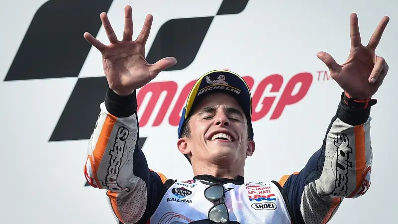 Pembalap Repsol Honda, Marc Marquez.