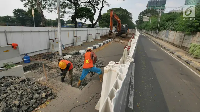 Ada Proyek LRT, Jalan Setiabudi Tengah Ditutup Sementara