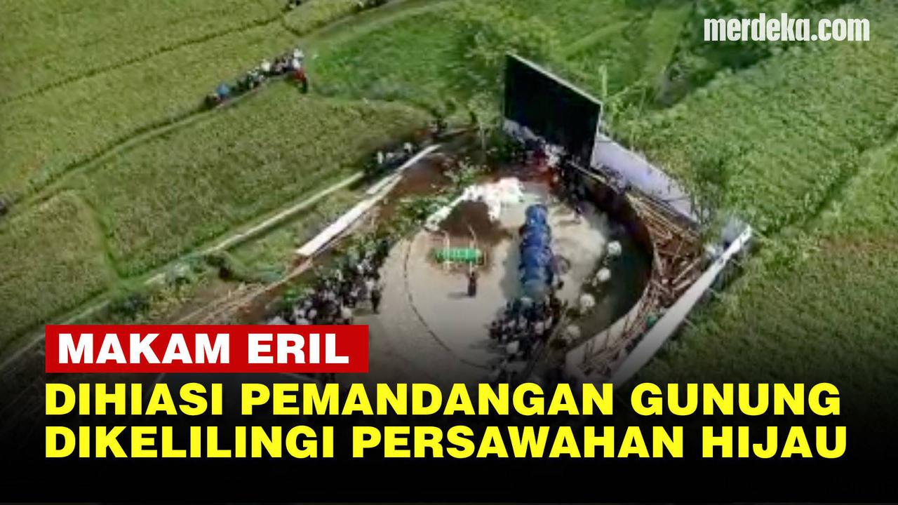 VIDEO: Indahnya Lokasi Makam Eril Dikelilingi Sawah, Persis Diceritakan Ridwan Kamil