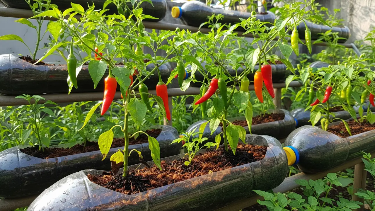 Model Kebun Cabai Rawit Tanpa Tanah