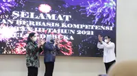 Wakil Wali Kota Makassar Fatmawati Rusdi apresiasi pelatina BLK Makassar (Liputan6.com/Fauzan)