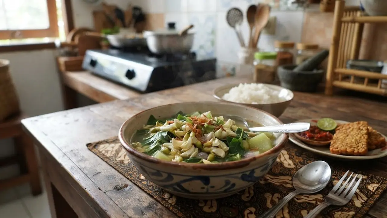Sayur Bening Bunga Turi