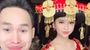 Lyodra Ginting melengkapi busananya dengan Uis Gara yang jadi pakaian adat Batak Karo [@slamwiyono]