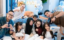 Penuh Kehangatan, 7 Potret Fuji dan Fadly Faisal Jenguk  Anak Shandy Purnamasari dan Gilang Widya