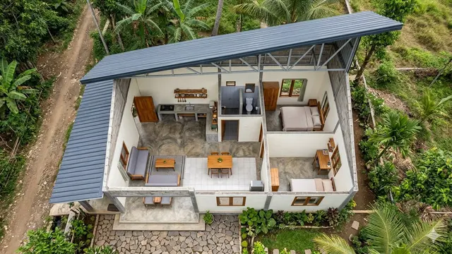 Desain Rumah Minimalis Sederhana di Desa (Foto: Gemini AI)