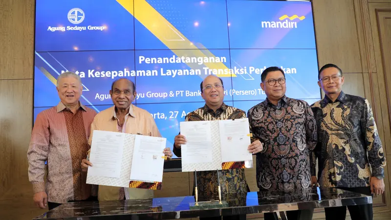 Perluas Ekosistem Bisnis, Bank Mandiri Perkuat Kerja Sama dengan Agung Sedayu Group dan Yayasan Buddha Tzu Chi Indonesia