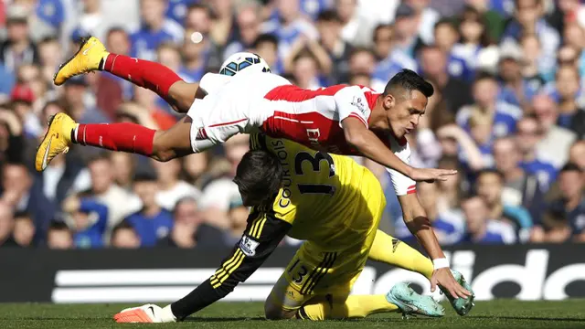 Alexis Sanchez Thibaut Courtois