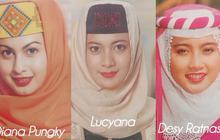 Pesona Hijab artis tahun 1997-an tidak akan Sempurna tanpa Tambahan Kopiah