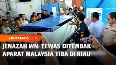Jenazah WNI yang jadi korban penembakan otoritas maritim Malaysia tiba di Tanah Air. Keluarga berterima kasih kepada Pemerintah yang telah memfasilitasi pemulangan jenazah korban.
