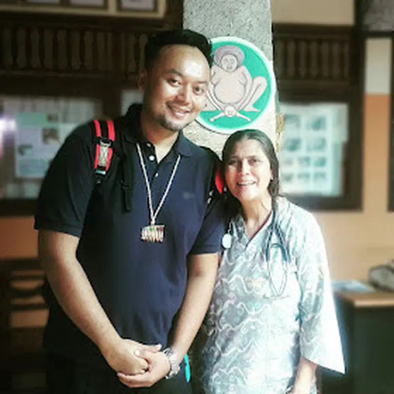 Valiant Budi Bersama Ibu Robin Lim, Ubud 2016