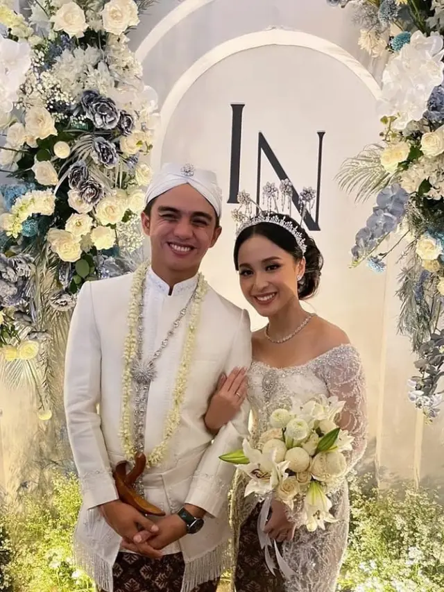 6 Momen Pernikahan Nimaz Dewantary dan Radifan Mirza, Penampilannya Curi Perhatian