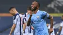 Awal musim 2015/2016 ia hijrah ke Manchester City hingga sekarang. Memasuki musim ketujuhnya, ia telah tampil dalam 302 laga dengan mencetak 115 gol dan menyumbang 88 assist. (AFP/Lurence Griffiths)