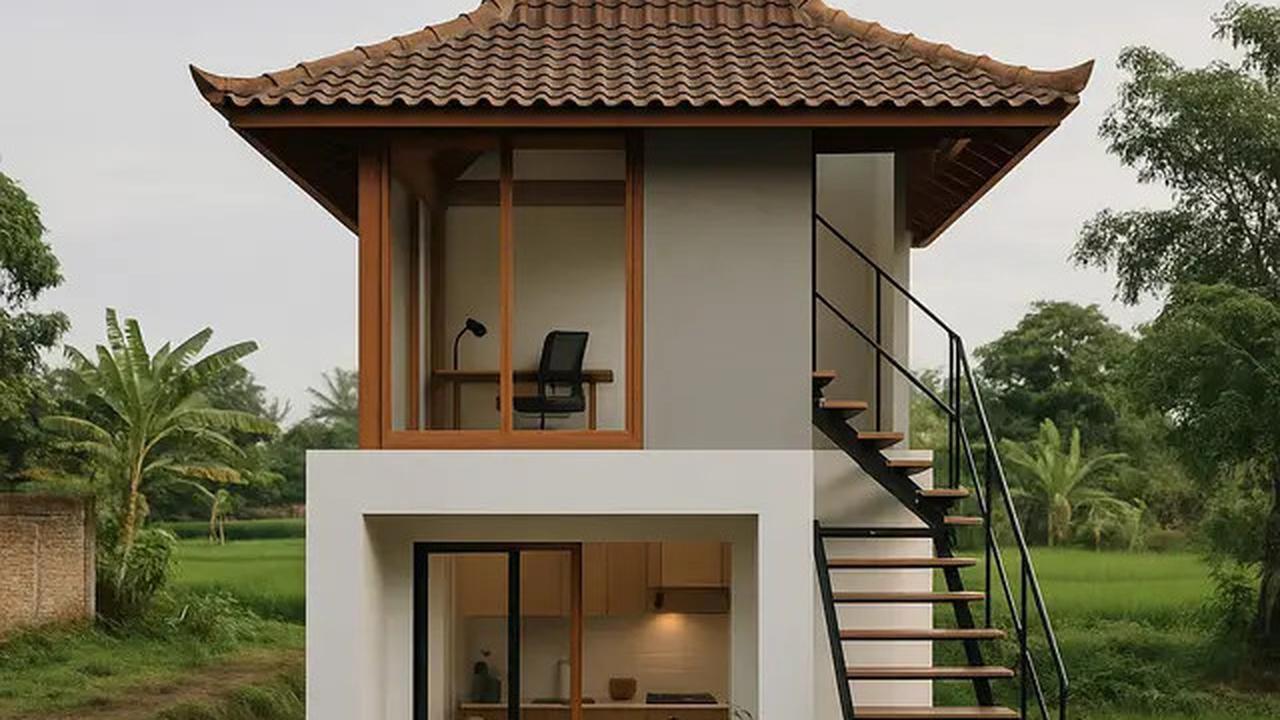 6 Gambar Rumah 6x9 di Desa dengan Atap Joglo, Hunian Sejuk dan Nyaman