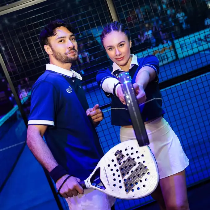 Berpasangan dengan Refal Hady, Wulan Guritno Tampil Totalitas Ikut Turnamen Padel Meski Cedera Tangan