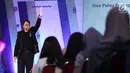 Motivator Tung Dasem Waringin saat memberikan motivasi kepada peserta EGTC di geleran Emtek Goes To Campus 2018 di Universitas Negeri Semarang (UNNES), Semarang, Rabu (18/7).  (Liputan6.com/Herman Zakharia)
