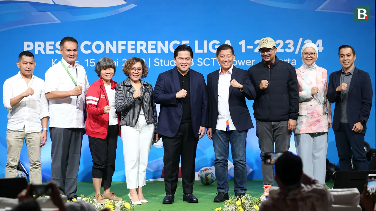 FOTO Konferensi Pers Liga 1 2023/2024