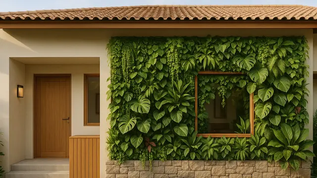 Model Vertical Garden atau Dinding Tanaman, Percantik Hunian Anda/via AI