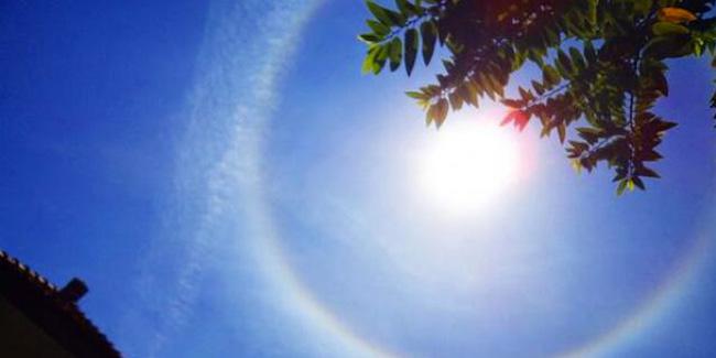 Potret halo matahari dari @yulia_angelina