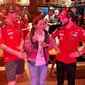 Rara berbincang dengan Pecco Bagnaia dan Enea Bastianini (Dok Ducati)