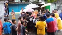 IRT meninggal dunia saat banjir landa Makassar (Liputan6.com/Istimewa)