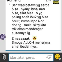 Ucapan Duka Cita Untuk Mpok Nori