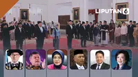 Banner&nbsp;Infografis Daftar Pejabat di Reshuffle Pertama Kabinet Prabowo-Gibran. (Liputan6.com/Abdillah)