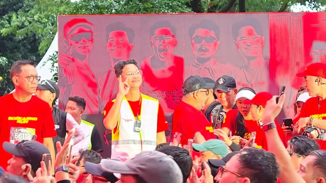 Gelaran Soekarno Run Runniversary 2026 di Senayan, Jakarta.