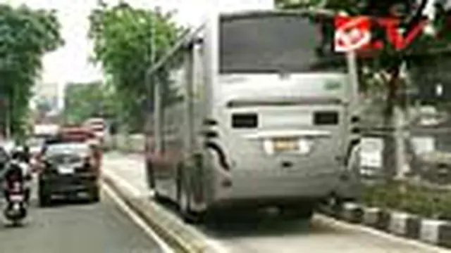 Separator Jalur Busway akan Ditinggikan