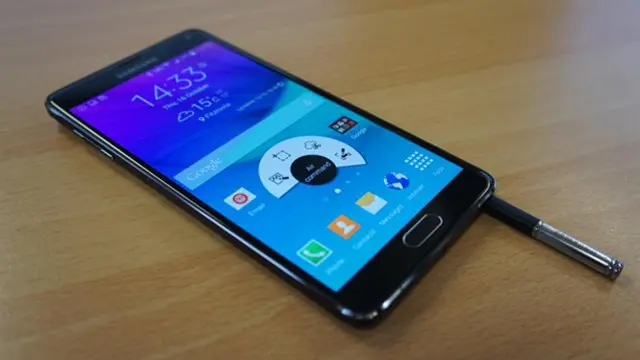 Samsung Galaxy Note4.