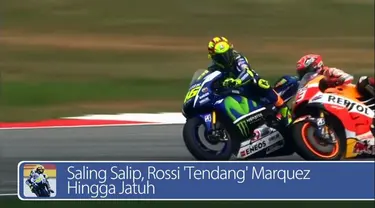 Daily TopNews hari ini akan menyajikan berita seputar saling salip, Rossi 'Tendang' Marquez hingga jatuh dan sosis daging olahan bakal dinyatakan sebagai penyebab kanker. Saksikan video selengkapnya di sini 