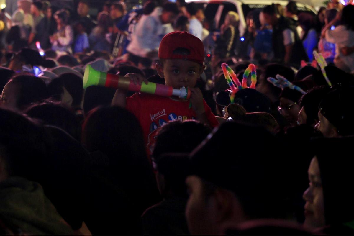 Malam Tahun Baru 2025 di Bundaran HI