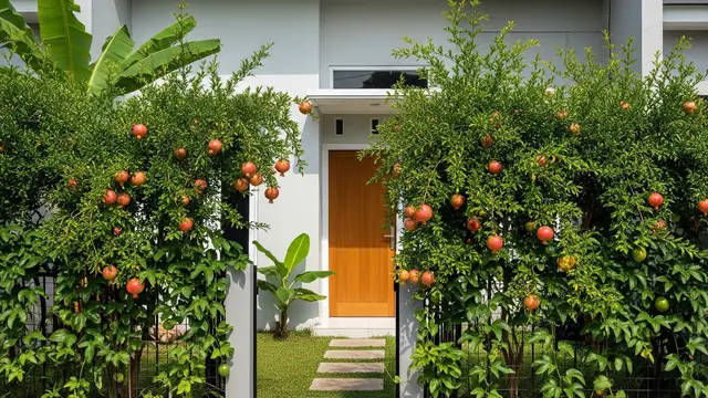 9 Inspirasi Kebun Mini Pagar Hidup dari Tanaman Buah Produktif, Solusi Lahan Terbatas