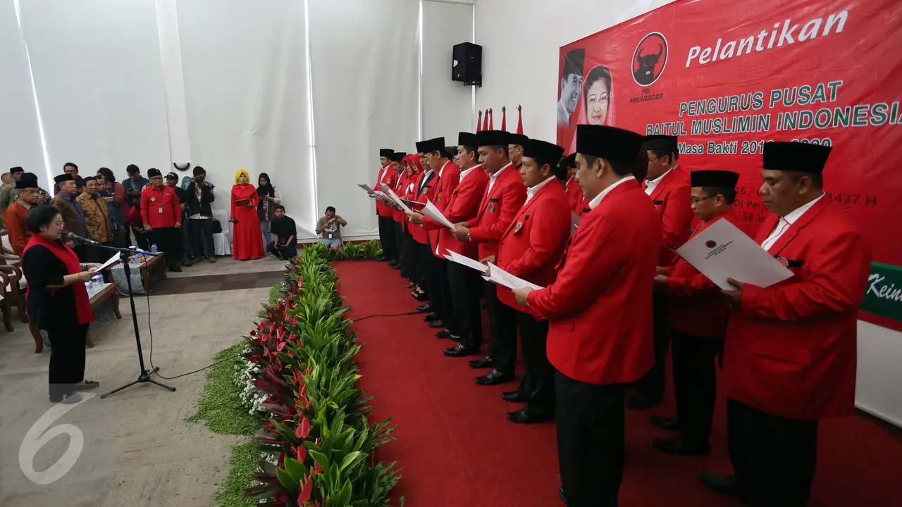 20160908-Dihadiri Din Syamsudin, Megawati Lantik Pengurus Bamusi-Jakarta