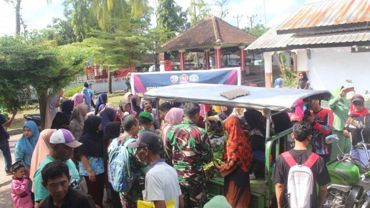 Bukan Hanya Beras, Ini Alasan Kodim 1620 Lombok Tengah Beri Bantuan Sembako Plus Sayur Segar untuk Warga Kurang Mampu