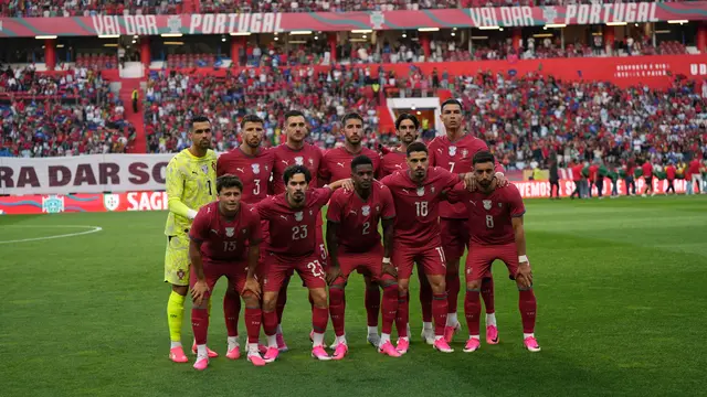 Starting XI Timnas Portugal menghadapi Timnas Nigeria di laga uji coba di Estadio Dr. Magalhaes Pessoa, Leiria, Portugal, Kamis (11/06/2026) dini hari WIB.