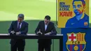 Peraih sekitar 27 trofi bagi Barcelona dalam rentang 1998 hingga 2015 ini menandatangani kontrak hingga Juni 2023 mendatang. (AFP/Lluis Gene)