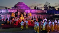 Aroma Toleransi pada Perayaan Waisak 2019 di Candi Muara Takus Saat Ramadan