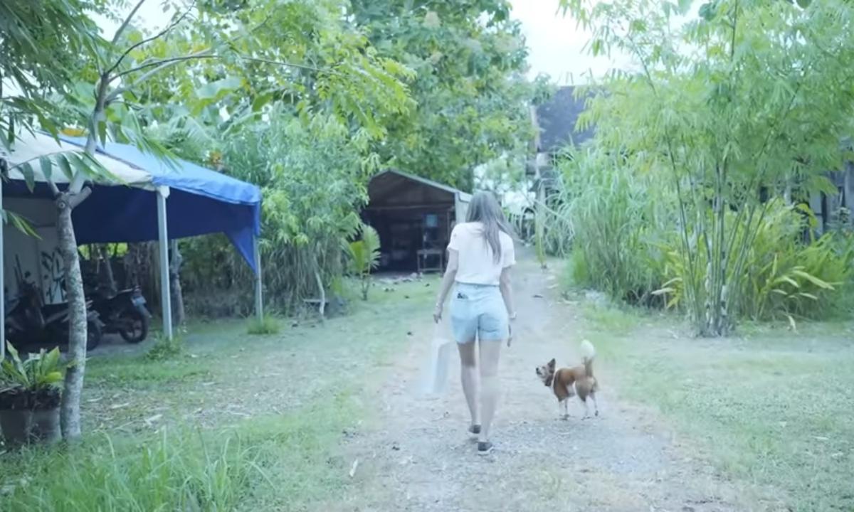 5 Potret Halaman Rumah Desa Maya Ibu Luna Maya di Bali, Seluas Lapangan Sepakbola & Garasi Sederhana dari Kayu