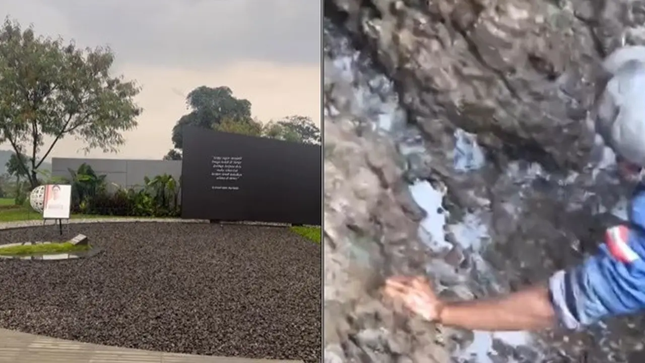 6 Potret Kemunculan Mata Air di Dekat Makam Eril Putra Ridwan Kamil, Ramai Disorot