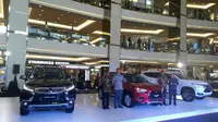 Mitsubishi memberikan penyegaran untuk tiga produknya, yaitu Pajero Sport Dakar 4x4, Pajero Sport Dakar 4x2, dan new Outlander Sport Action, Rabu (12/7/2017). (Arief Aszhari)