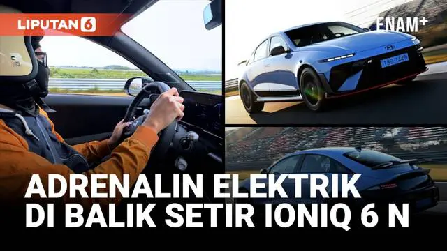 Jajal Hyundai IONIQ 6 N, Adrenalin EV di Trek Korea