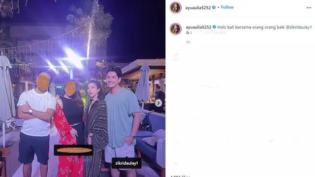 Unggahan Ayu Aulia. (Instagram/ ayuaulia5252)