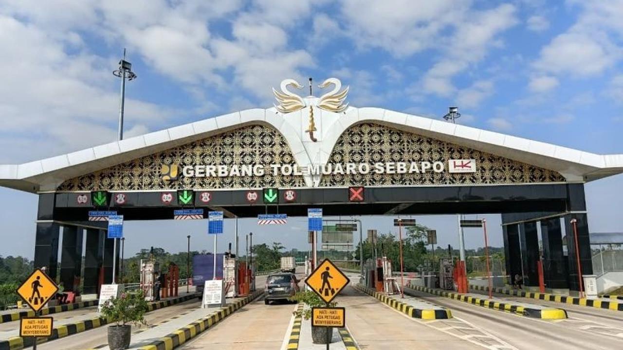 Trafik Tol Betung-Tempino-Jambi Turun 7,44 Persen Saat Libur Panjang, Hutama Karya Tetap Siaga Layanan