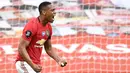 5. Anthony Martial (60 juta euro) - Manchester United melabuhkan winger asal Prancis ini dari Monaco dengan transfer mencapai 60 juta euro. (AFP/Peter Powell/pool)