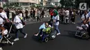 Pada peringatan ini, mereka mengaspirasikan suara mereka untuk menghilangkan stigma dan diskriminasi terhadap orang-orang yang memiliki cerebral palsy. (Liputan6.com/Angga Yuniar)