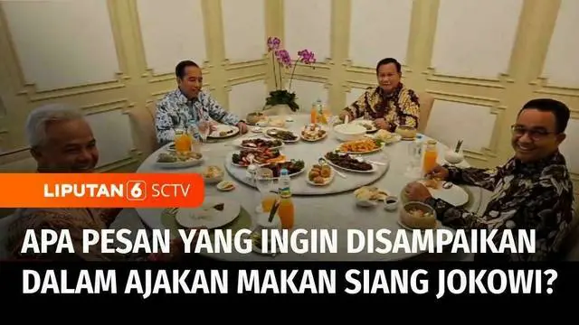 Penuh makna, ajakan makan siang Presiden Jokowi terhadap tiga Bakal Capres di Istana. Lalu apakah ada pesan khusus yang ingin disampaikan di balik politik meja makan ala Presiden Jokowi? Kita Diskusi bersama Zeki Rahmat.