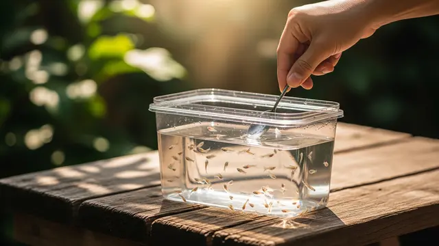 Cara Memelihara Ikan Gurami di Wadah Plastik Bekas. Foto: AI Generated